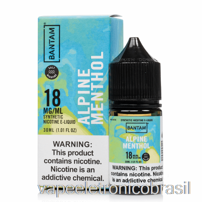 Vape Vaporesso Sais De Mentol Alpino - Bantam Vape - 30ml 48mg